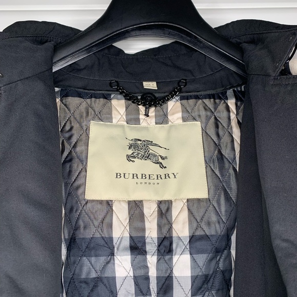 Burberry Black Trench Coat - Picture 9 of 16